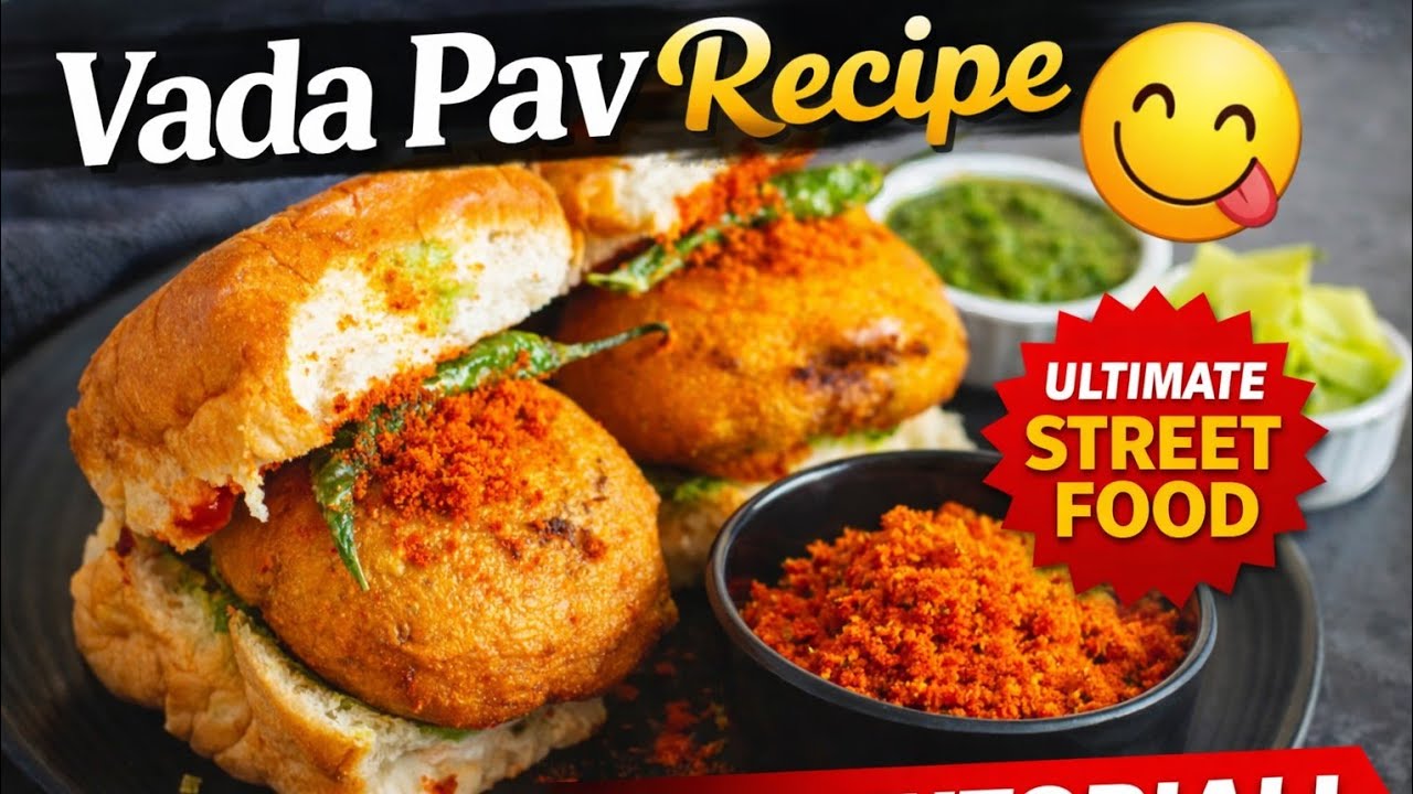 Ramzan Special Vada Pav Recipe 😋 #live