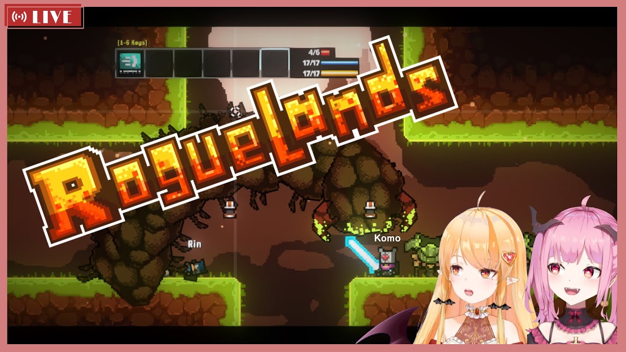 【猛獸之地Roguelands】今天可莫跟另一位可愛的吸血姬凜醬一起來挑戰猛獸們了 ft.冬華凜！！