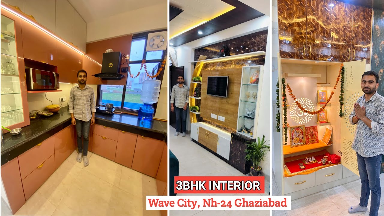 Wave city executive floors ghaziabad | 3BHK Interior in 4 Lakh