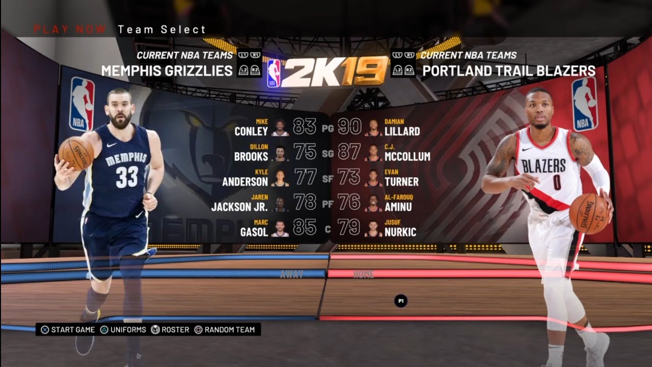 NBA 2K19 / Gameplay PlayStation 4 (PS4)