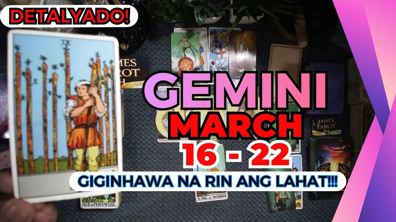 GEMINI Ang SWERTENG Makukuha Mo Dahil Di Ka Sumuko! SULIT ANG PAGOD! Mar. 16 - 22
