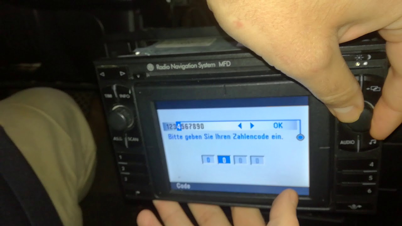 Radio VW correct code