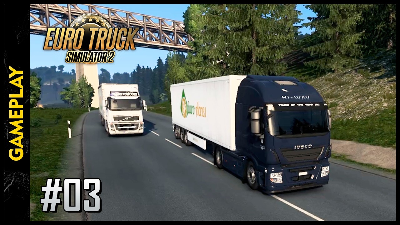 EURO TRUCK SIMULATOR 2 (Bern - CH x Frankfurt - D)(Gameplay) #03