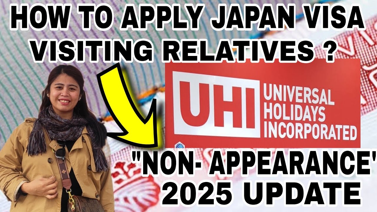 VFS JAPAN VISA APPLICATION VIA AGENCY :  HOW TO APPLY  VISITING RELATIVES VIA UHI 2025 UPDATE ‼️