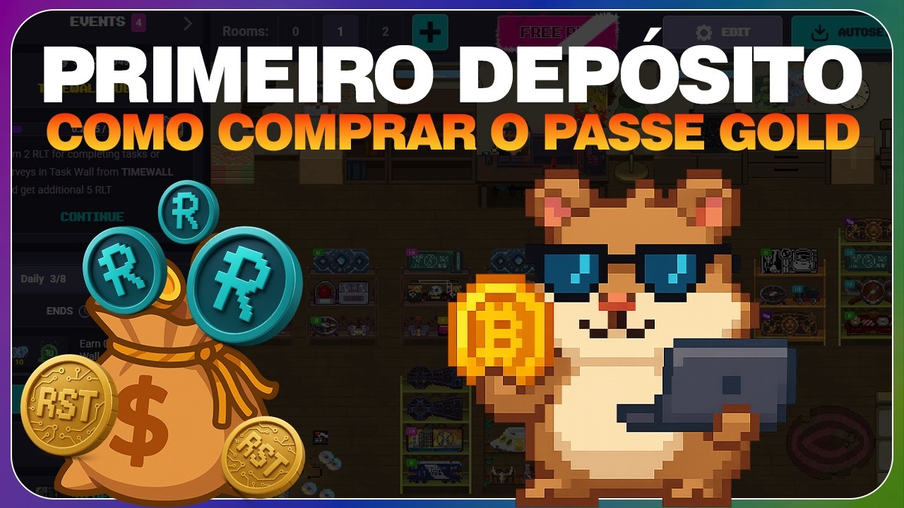 Como Depositar no RollerCoin e Comprar o Passe Gold | Passo a Passo