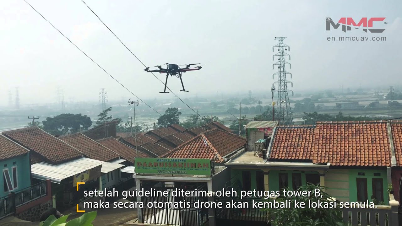 MMC Spider Drone Case Study: Finish PT. QDC Technologies' Power Line Stringing Project In Indonesia
