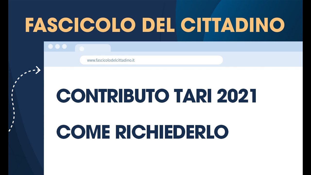 Contributo TARI 2021 per pensionati e nuclei familiari – come richiederlo