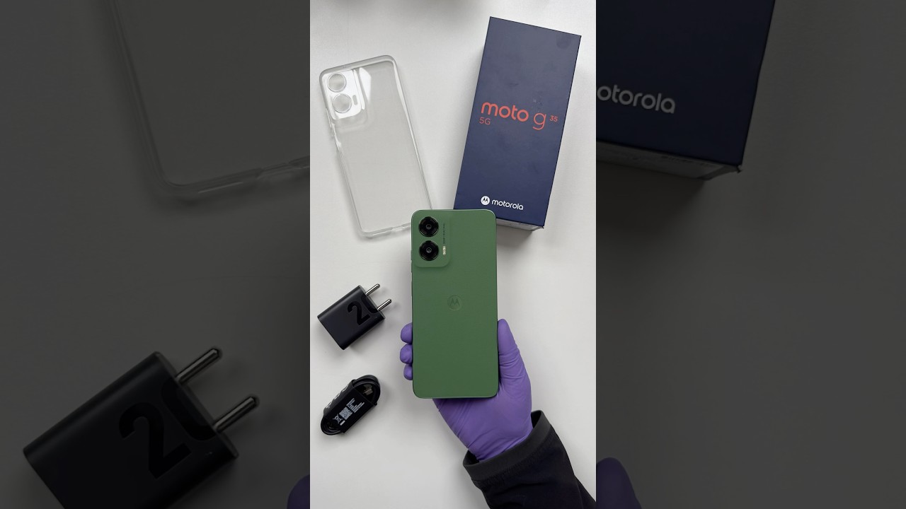 Motorola G35 5G Unboxing - Highlights - ASMR 