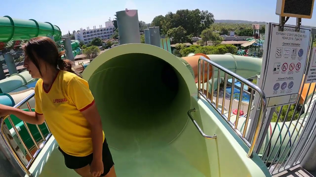 Water Slide at AQUAJOY SU PARKI Manavgat,Antalya 