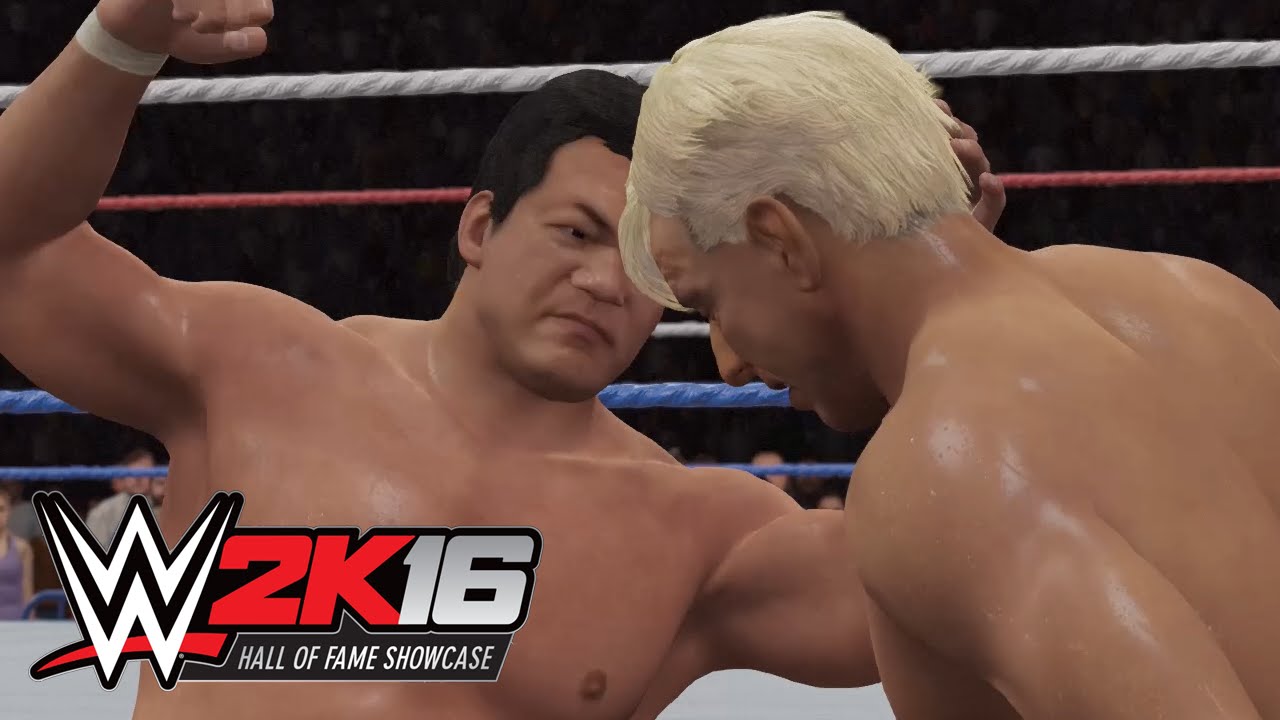FUJINAMI vs FLAIR (WWE 2K16 Hall of Fame DLC Part 5)