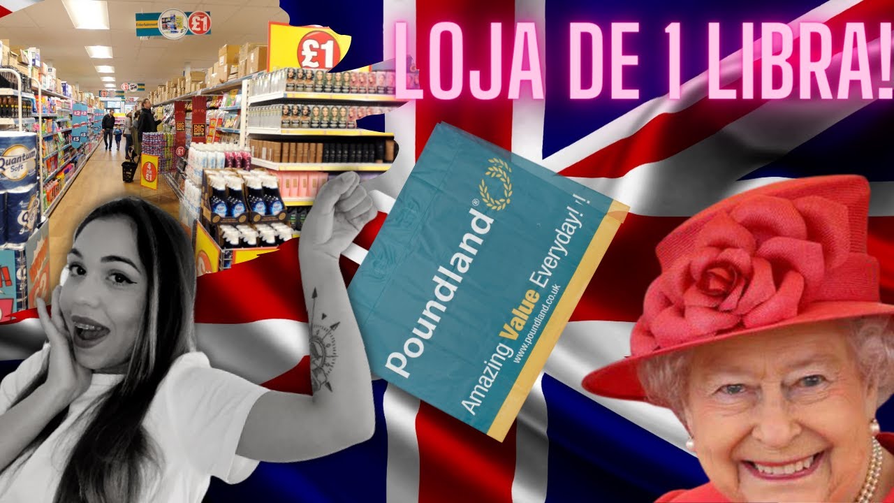 Loja de 1 LIBRA em Liverpool/Inglaterra - Poundland
