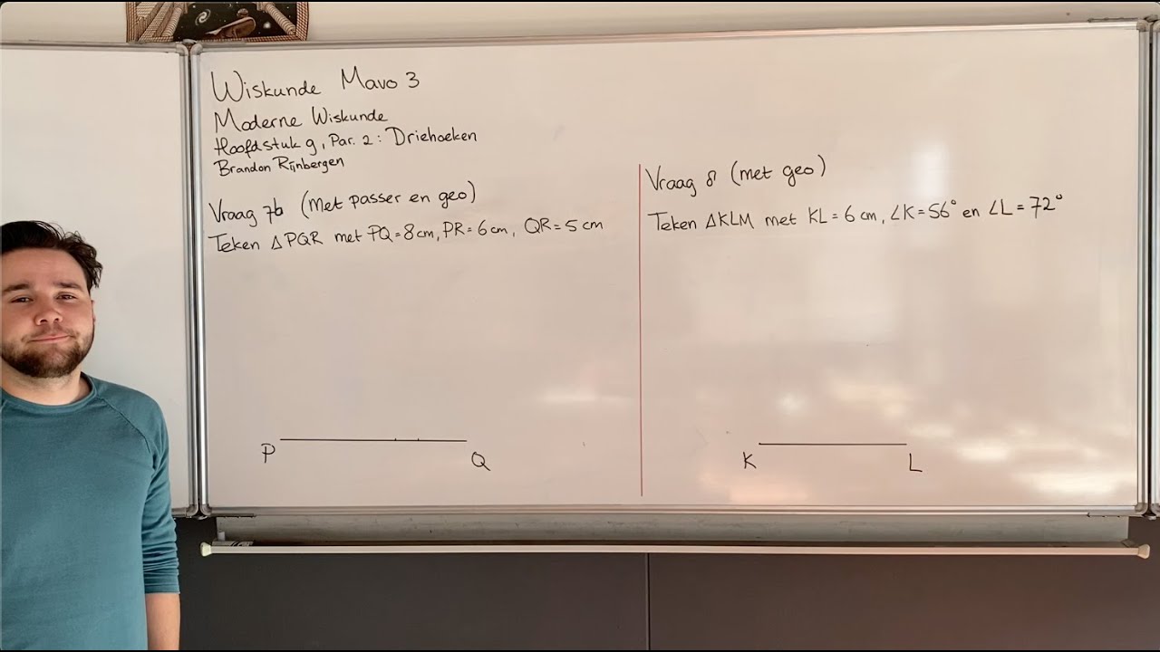 Moderne Wiskunde - Mavo 3, Hoofdstuk 9, Paragraaf 2: Driehoeken