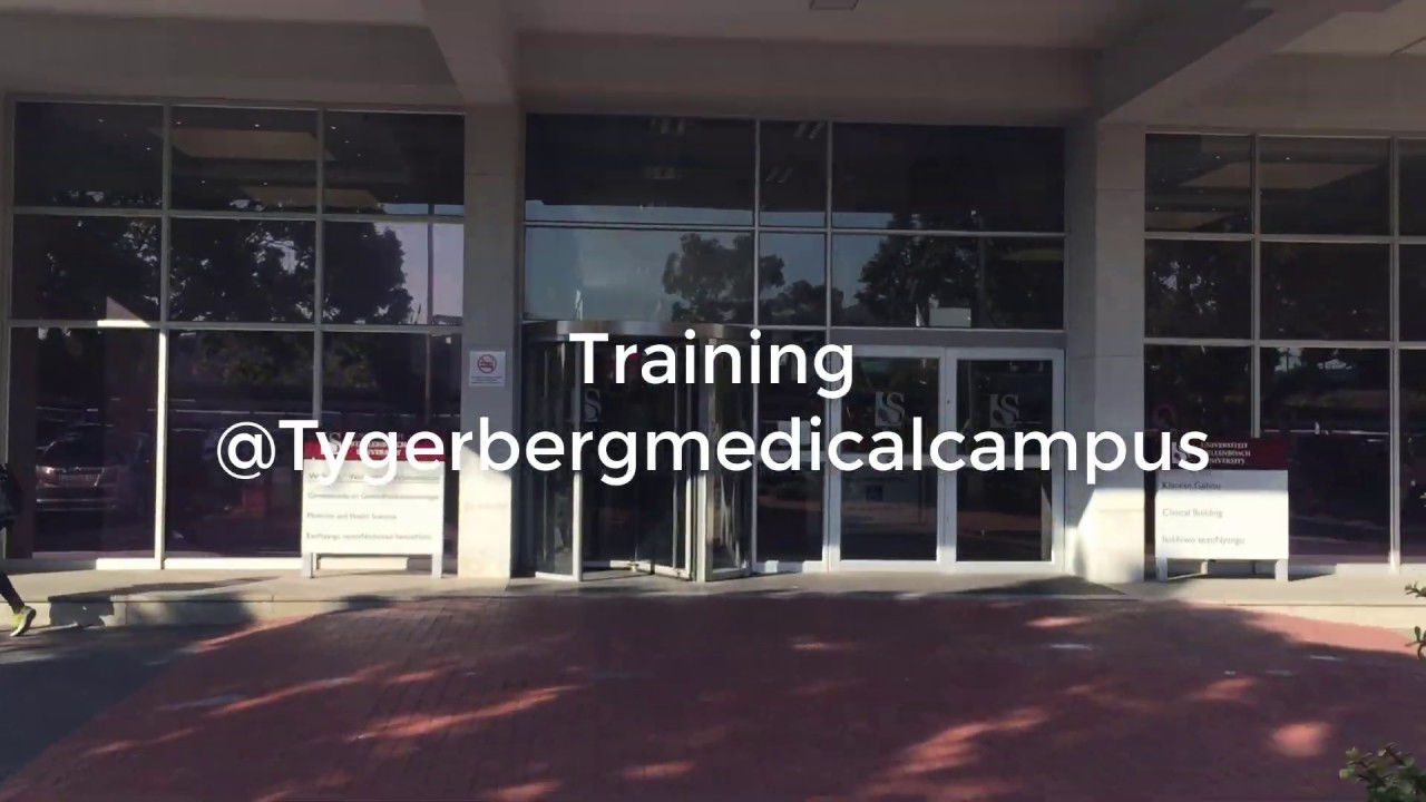 Tygerberg University walk-through - a typical training day