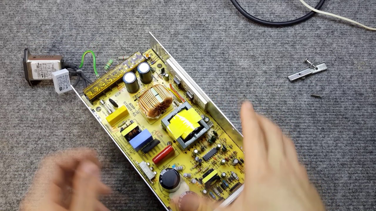 ✅⚡Переделка однополярного импульсного блока питания в двухполярный. (Питание усилителя мощности)