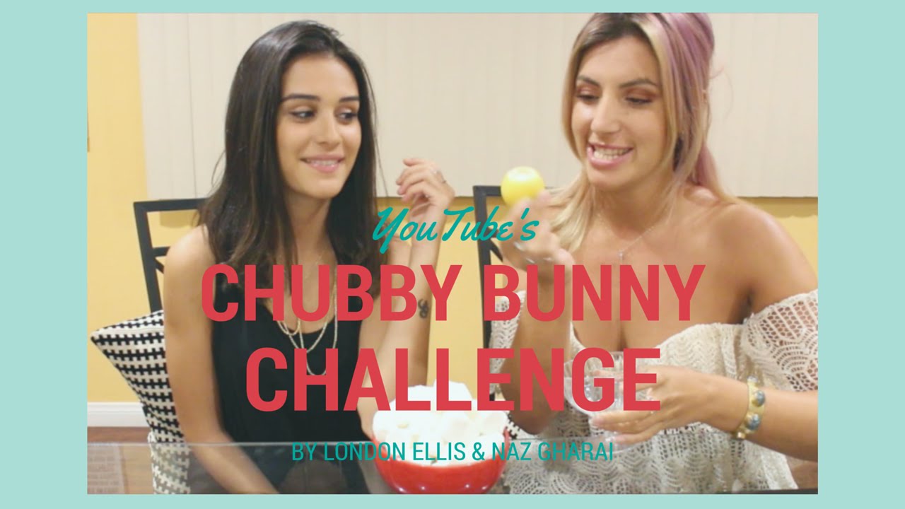 Chubby Bunny Challenge - London Ellis & Naz Gharai