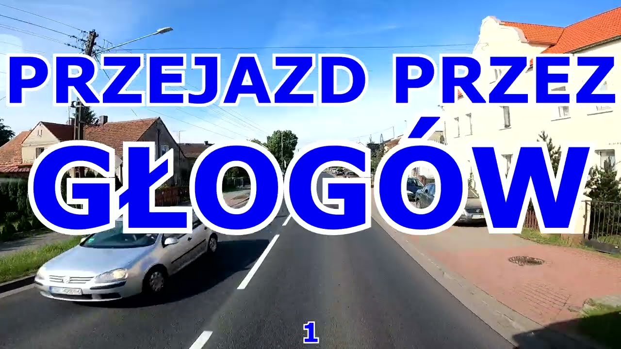 PRZEJAZD PRZEZ  GŁOGÓW 1 #głogów