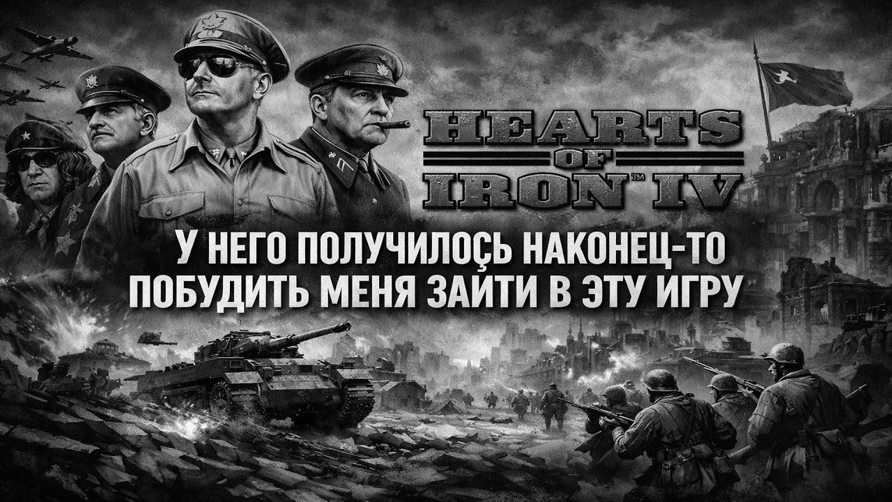 ПРОХОЖДЕНИЕ HEARTS OF IRON 4: У НЕГО ПОЛУЧИЛОСЬ НАКОНЕЦ-ТО ПОБУДИТЬ МЕНЯ ЗАЙТИ В ЭТУ ИГРУ