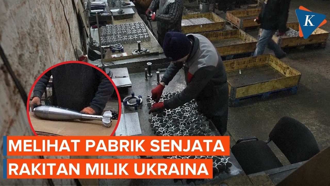 Melihat Pabrik Senjata Rakitan Ukraina untuk Melawan Rusia