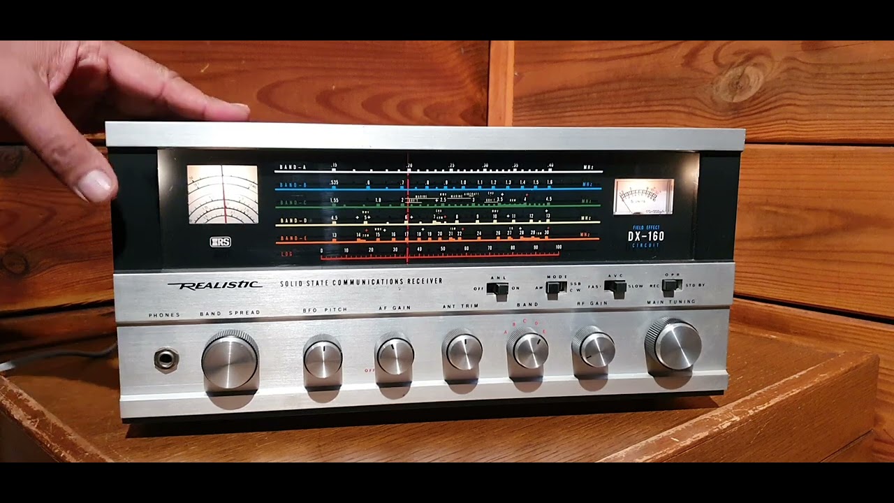 My Latest Find | Realistic DX-160 Communications Receiver | First Impressions