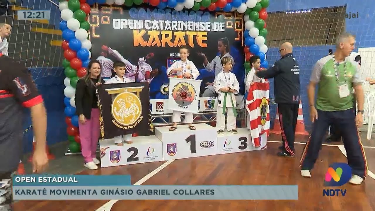 Open Estadual de Karat&ecirc; movimenta gin&aacute;sio Gabriel Collares em Itaja&iacute;
