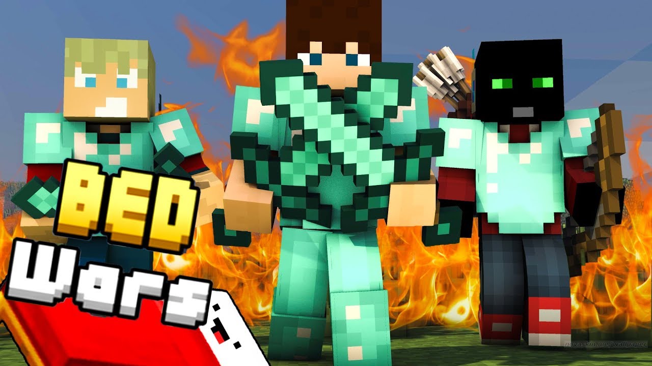 Vítězná crew v Bed Wars w/ Jawo a Marwex