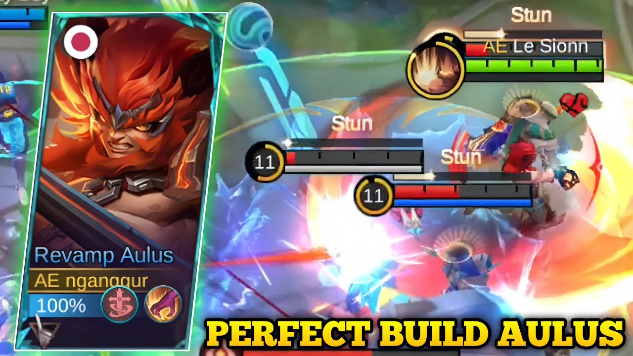 NEW REVAMP AULUS BROKEN FIGHTER XP LANE - MOBILE LEGENDS