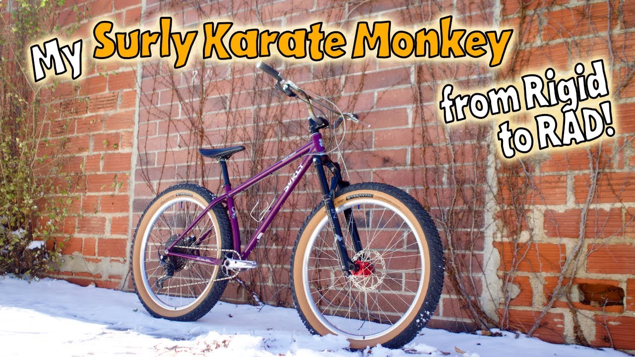 Модернизирую мой Surly Karate Monkey с помощью Marzocchi Bomber Z2 (сборка горного велосипеда и п...
