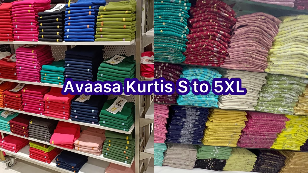 Avaasa Brand Kurtis Wholesale in Chickpet Bangalore 👉 The Style Haven