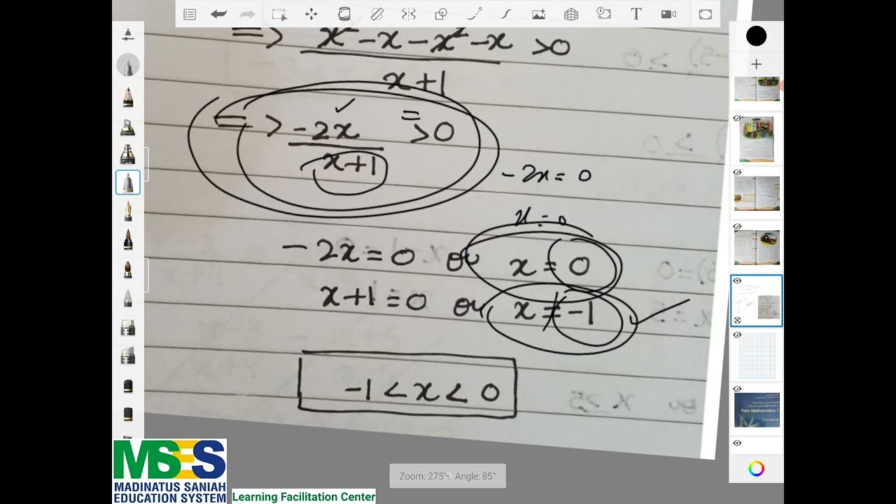 Q7. Ex 1G. Chapter 1. Quadratics. A Level Pure Mathematics 1.
