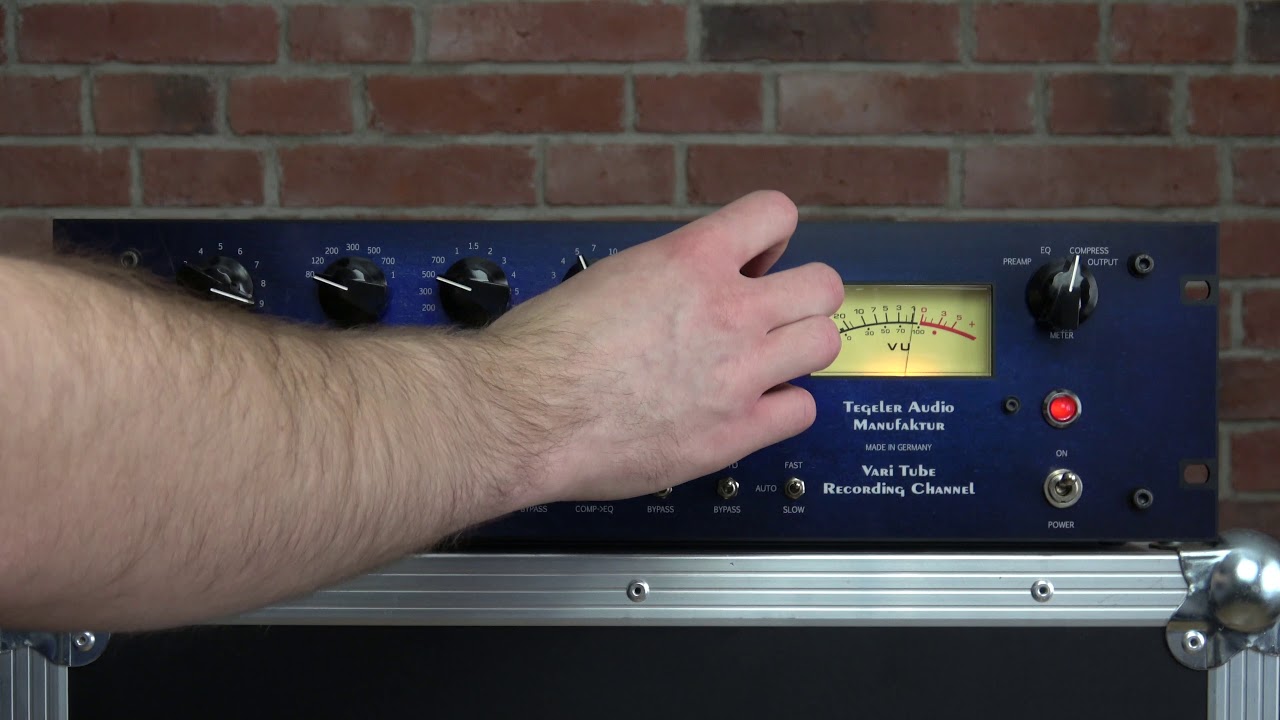 Tegeler Audio Manufaktur VTRC | Bass guitar demo