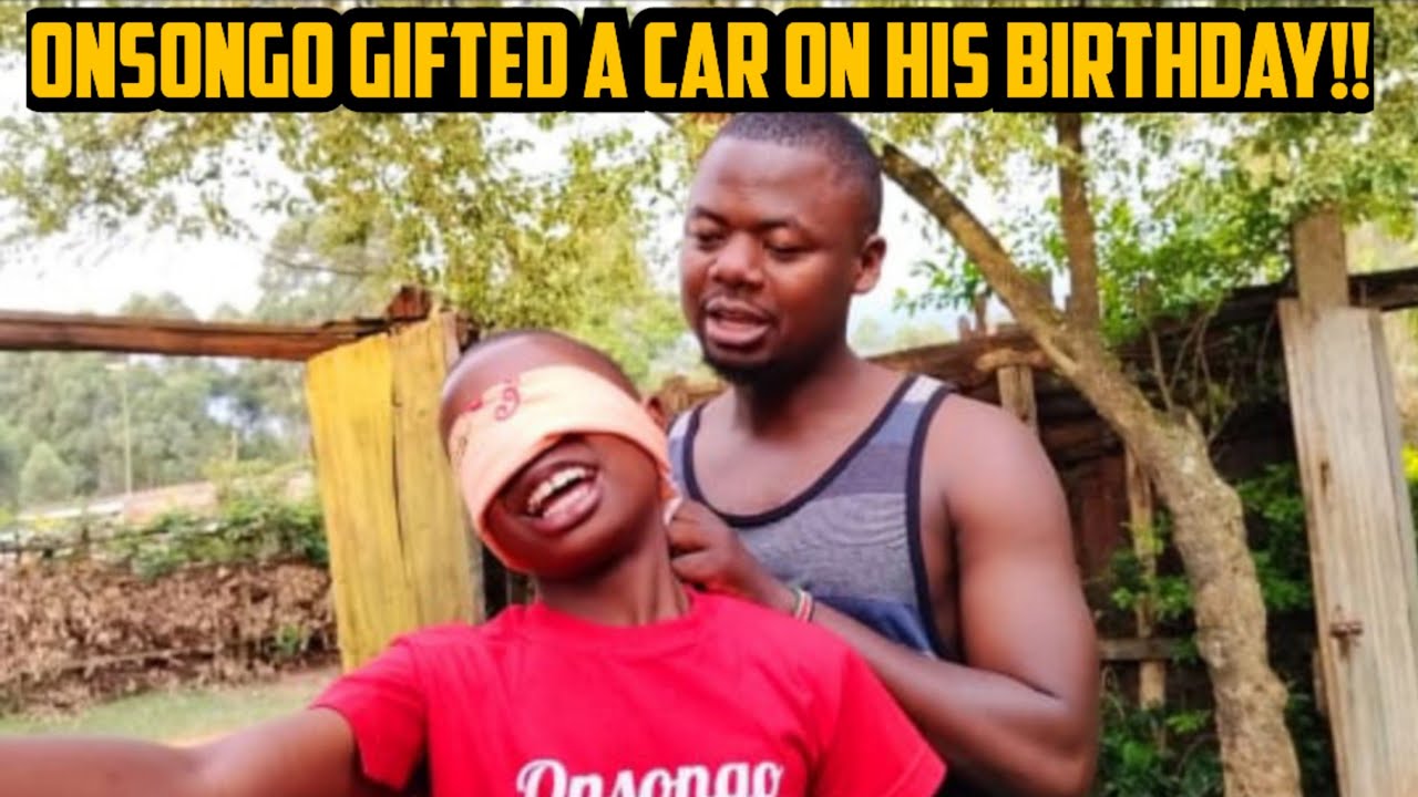 ONSONGO GIFTED A CAR ON HIS BIRTHDAY!!@onsongocomedy