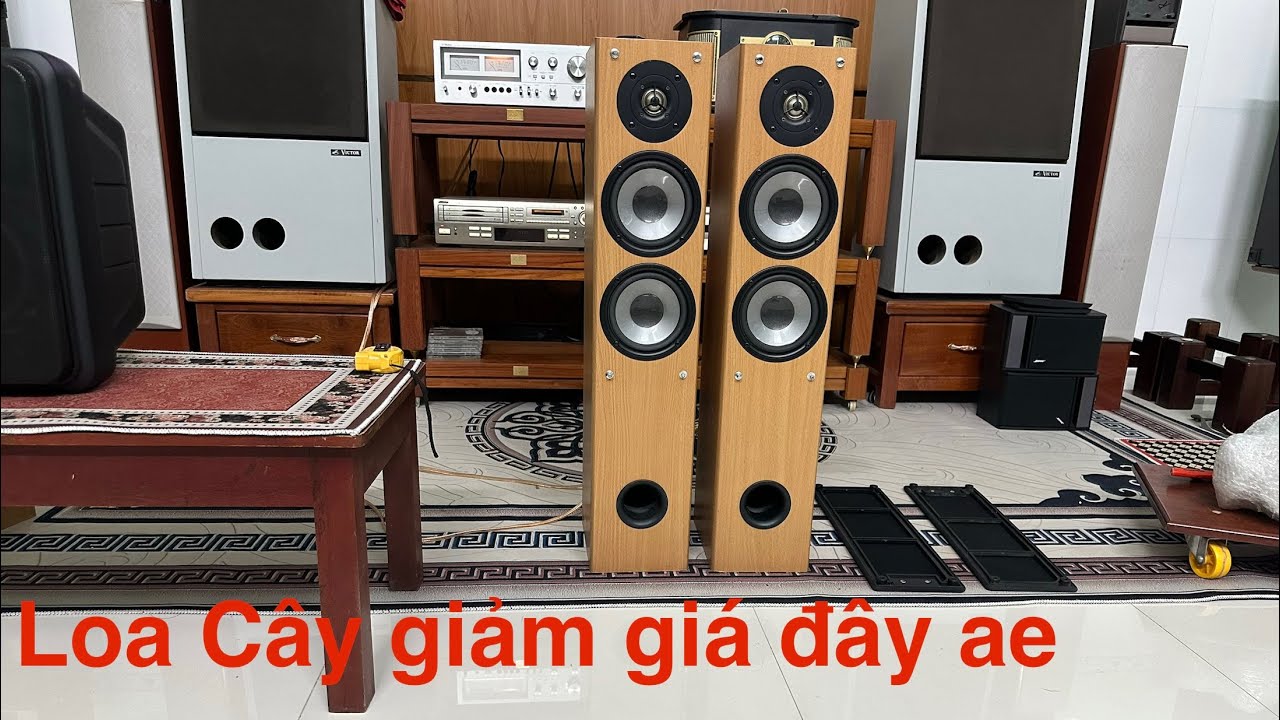Loa KENWOOD LS-V230 giảm giá 200k, loa đẹp, phong cách châu âu, tiếng rất hay, bass lực, mềm, 