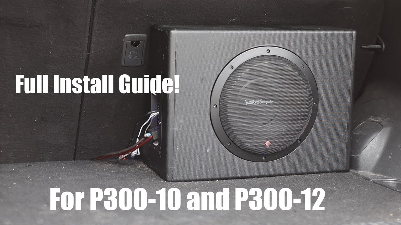 (REMASTERED) Rockford Fosgate P300-10/12 Installation Guide - Sub Install Scion XB (For Beginners!)