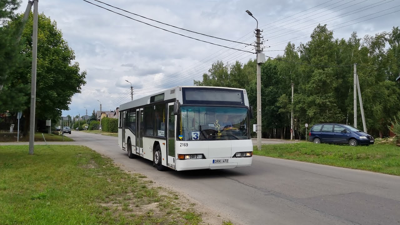 Buses in Panevėžys, Lithuania - Summer 2023