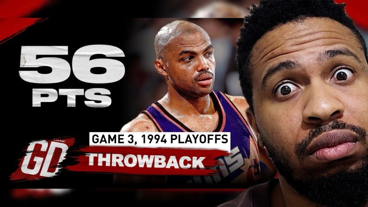 Gen Z Can't believe The Game Charles Barkley SHOWED THE WORLD HIS MVP MODE 🔥 56 Points Highlights