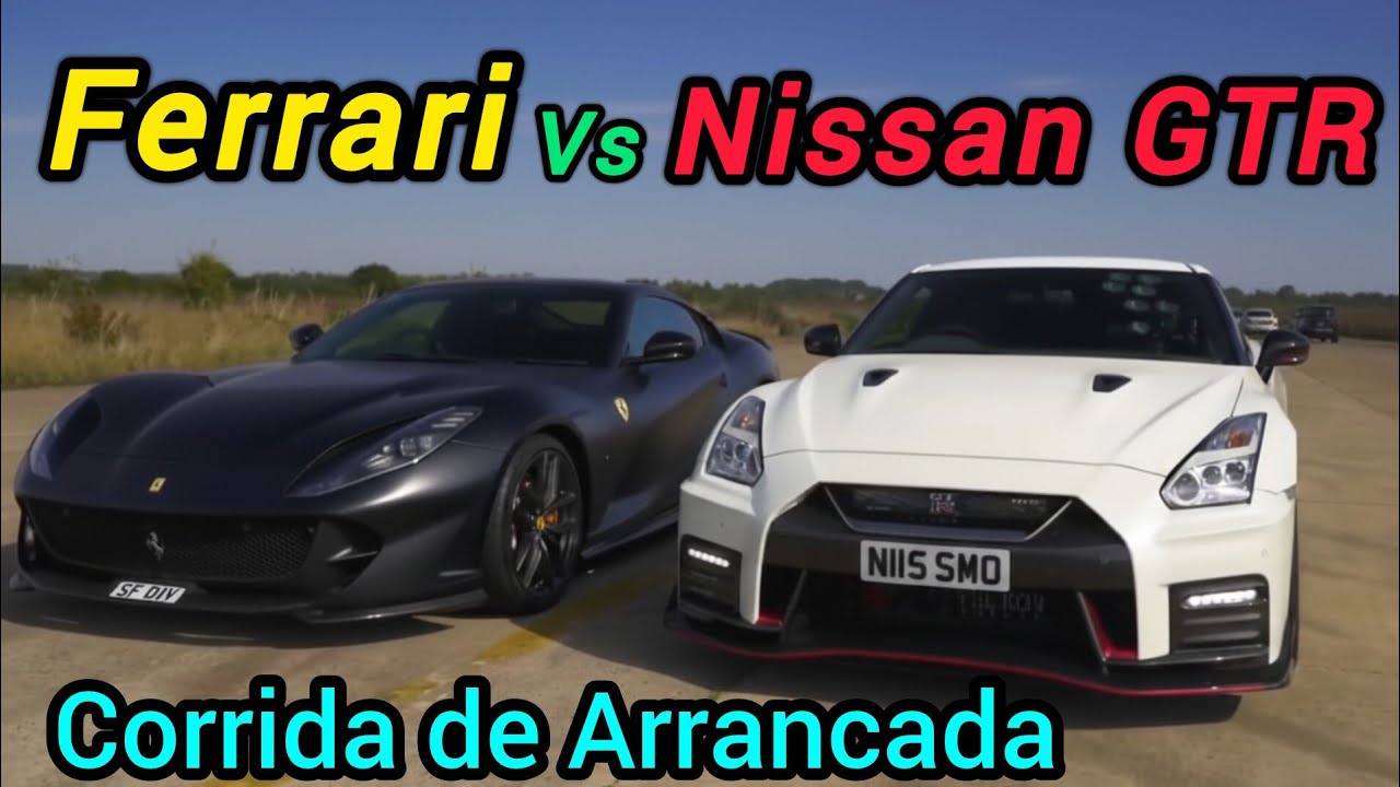 FERRARI SUPERFAST vs NISSAN GTR NISMO (DRAG RACE) 