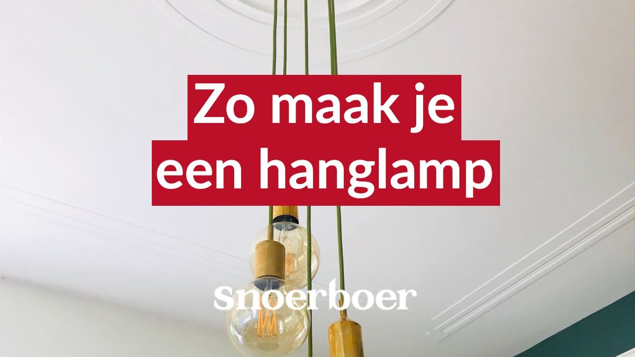 Hoe maak ik een hanglamp? | Snoerboer