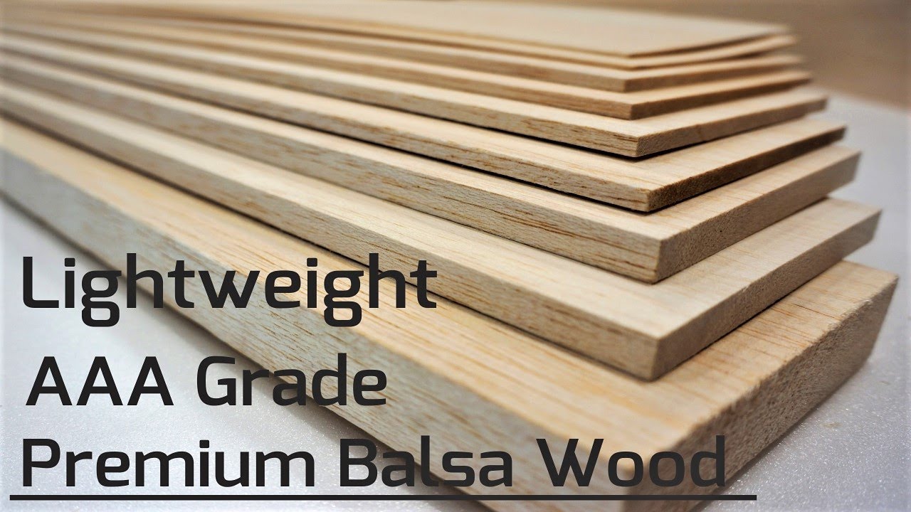 Premium AAA Grade Balsa Sheets, Sticks and dowels available through Vortex-RC.com
