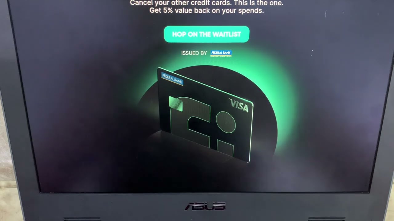 Fi Credit Card | 5% Cashback 🔥 | Fi Credit Card apply online WAITLIST