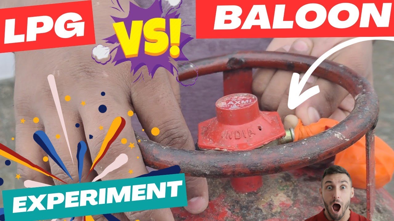GAS CYLINDER  V/S  BALLOON  \\ #experiment // #trending \\#new
