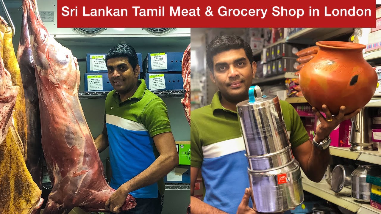 Sri Lankan Tamil Meat & Grocery Shop in London | Tamil Vlogs | UK | London Tamil