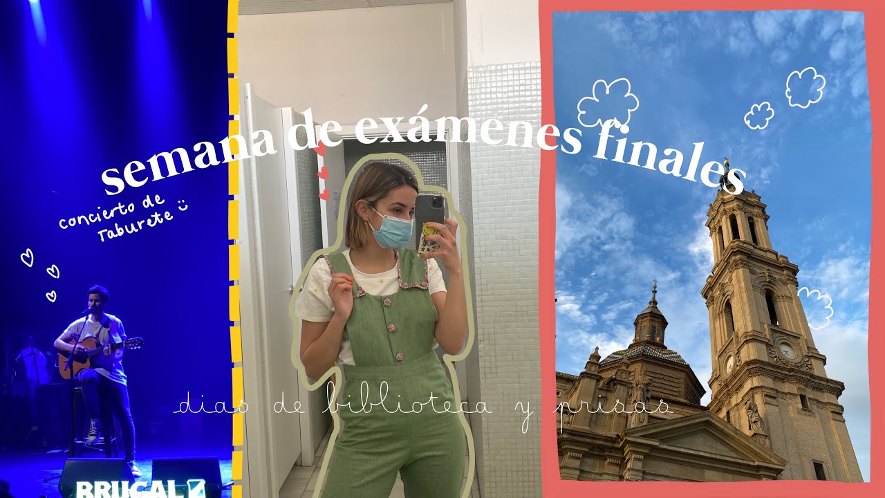 mucha biblio y exámenes finales + concierto de Taburete | vlog día conmigo
