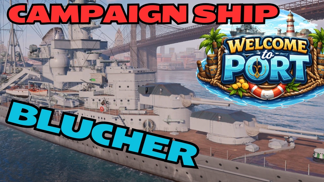 Blucher - Welcome to Port - World of Warships Legends