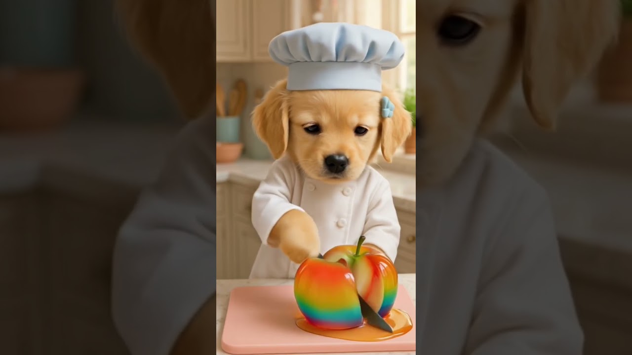 Cutting 🍎 By Qtt Dog 🐕 | #shorts #trending #youtubeshorts