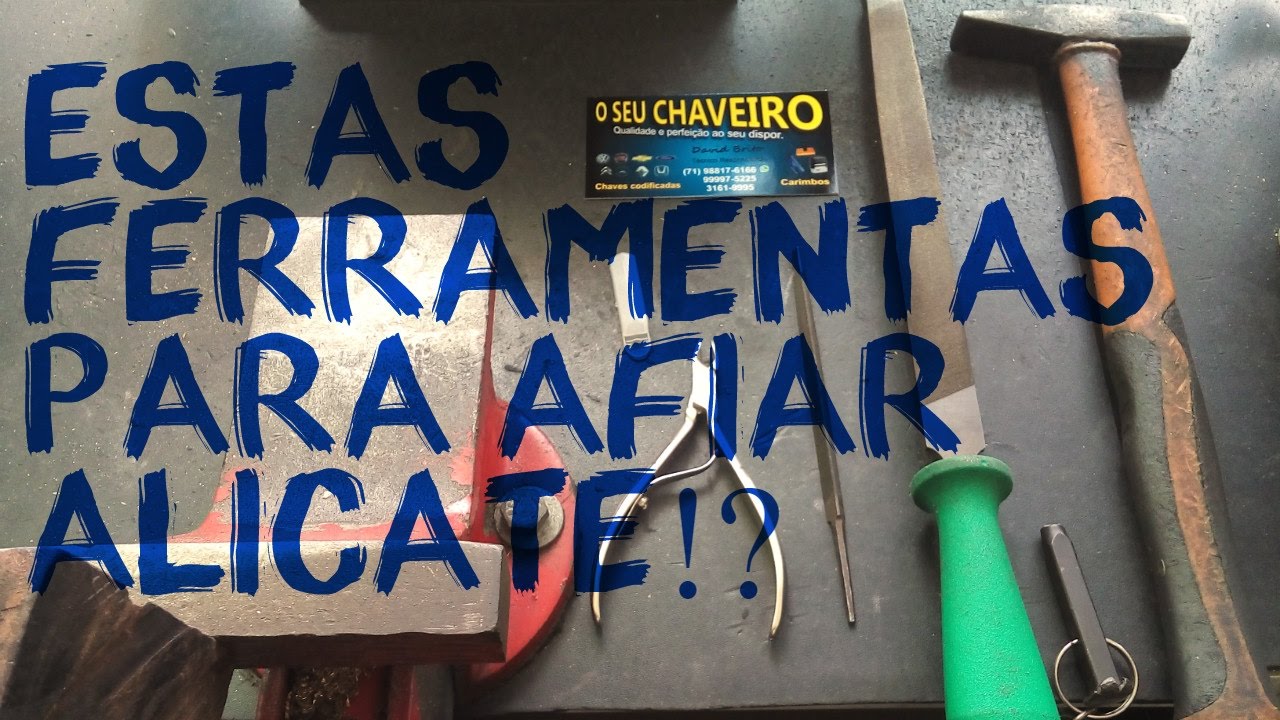 AFIAR ALICATE de cutículas é SIMPLES | 6 ferramentas básicas | curso