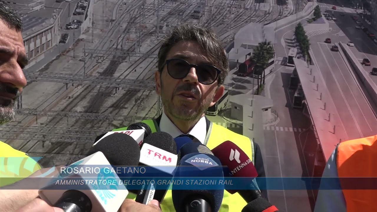 Bari, partiti i lavori per il nuovo terminal bus: il video dell'apertura del cantiere