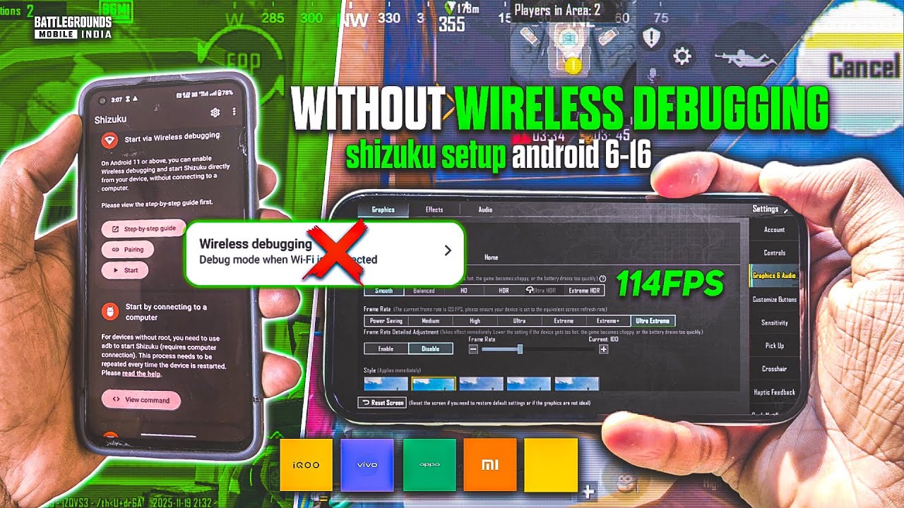 [Non Root🔥]Shizuku Setup Without Wireless Debugging✅ [Android 6-16 All Devices Bypass] 