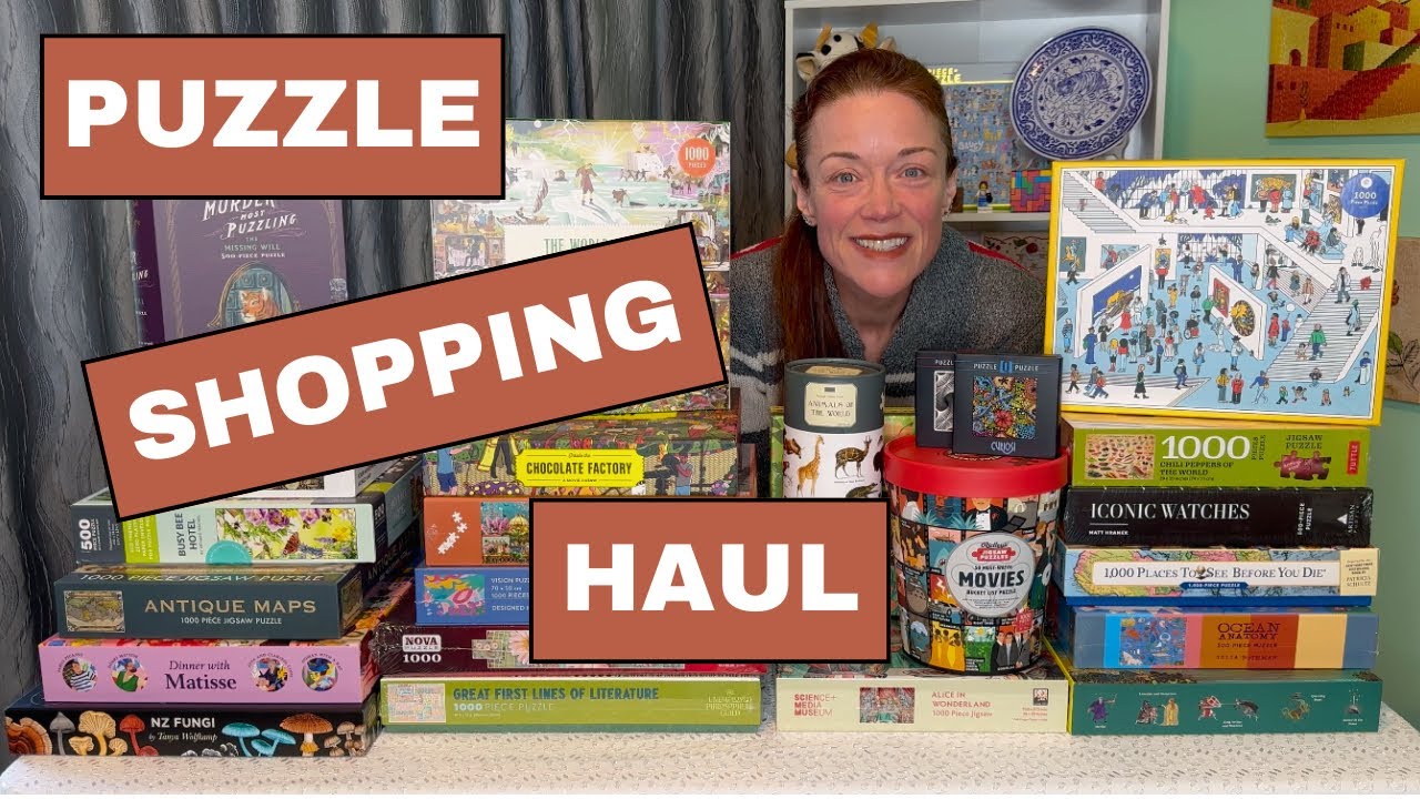 HUGE Jigsaw Puzzle Shopping Haul #puzzle #haul #jigsawpuzzle