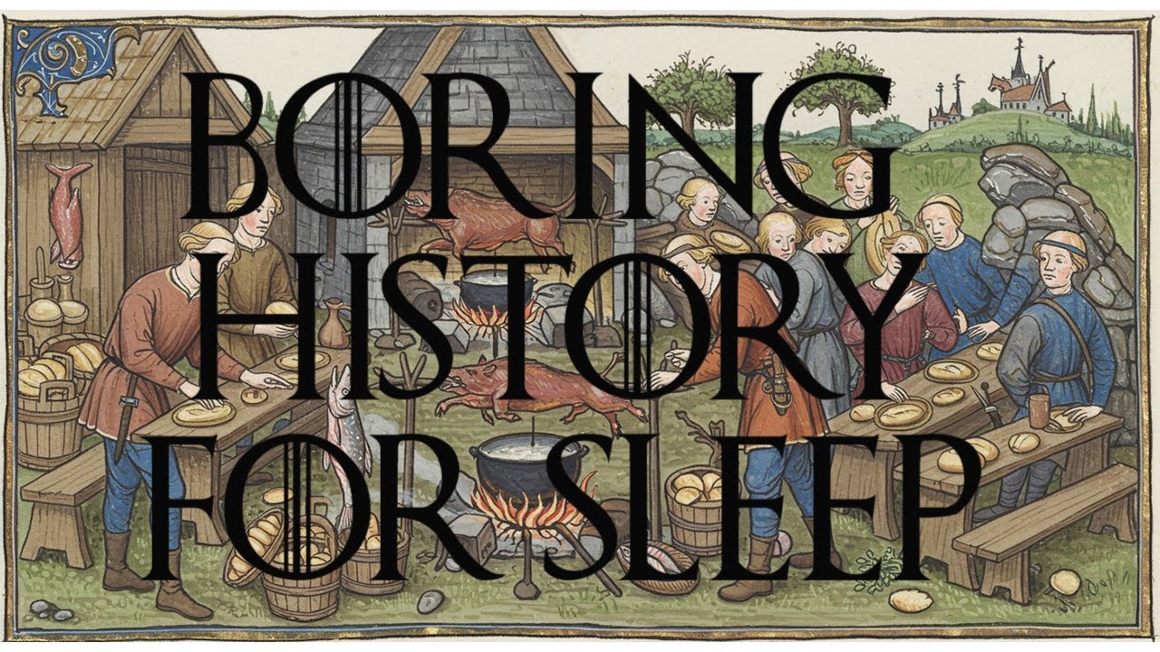 The Boring History For Sleep | Daily Life in a Viking Longhouse by the Firelight
