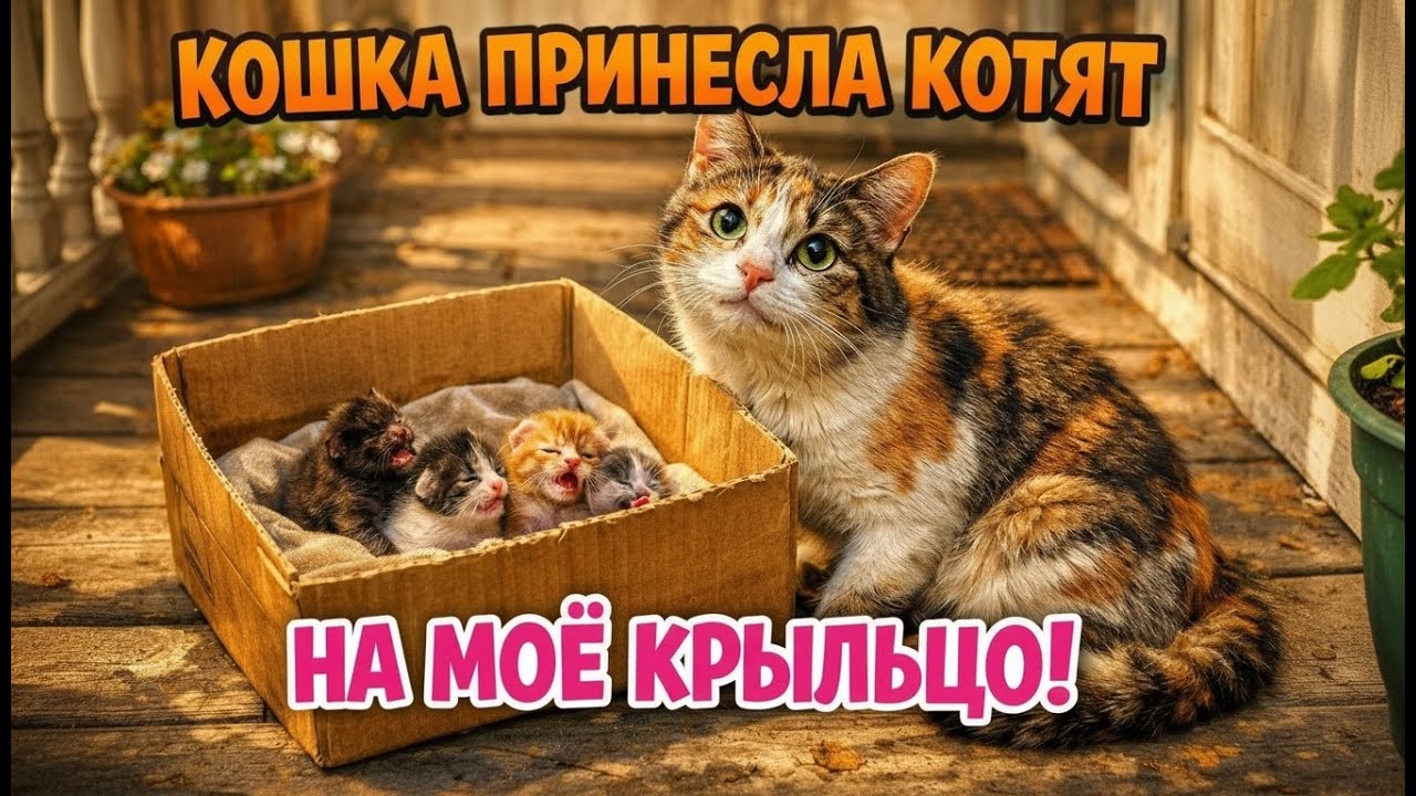 КОШКА ПОДЛОЖИЛА котят! Через месяц я ПОНЯЛ почему — СЛЁЗЫ